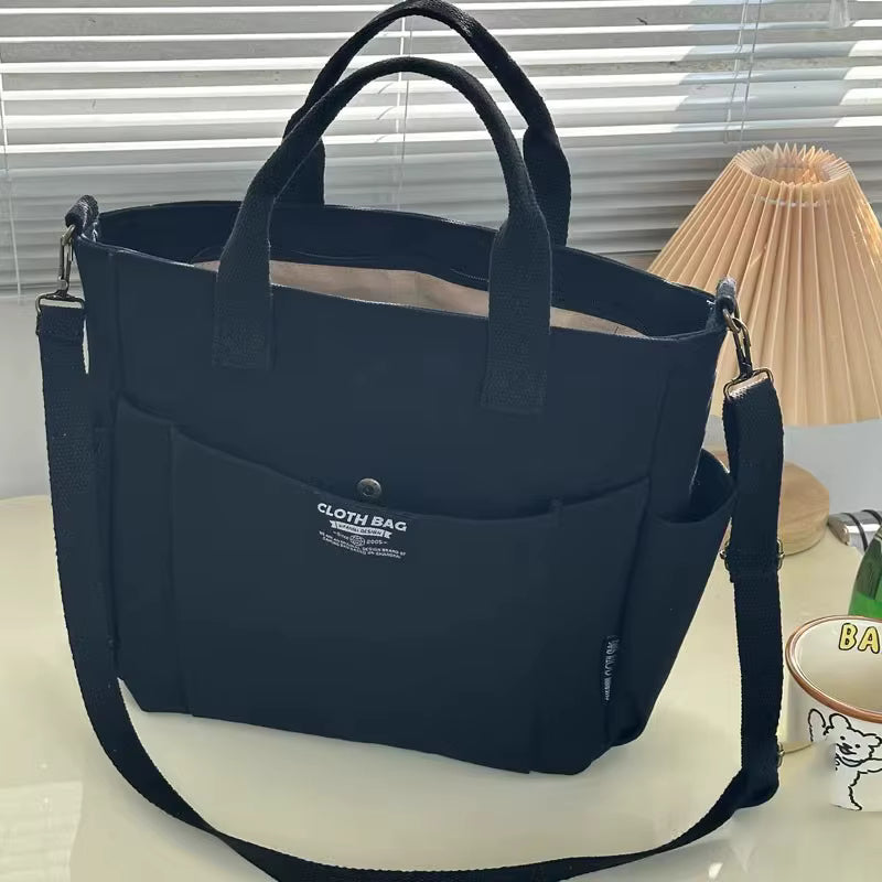 Women's Canvas Tote Bag | Large Capacity | 15.6" Laptop Shoulder Bag | Steven & Levon