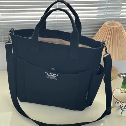 Women's Canvas Tote Bag | Large Capacity | 15.6" Laptop Shoulder Bag | Steven & Levon