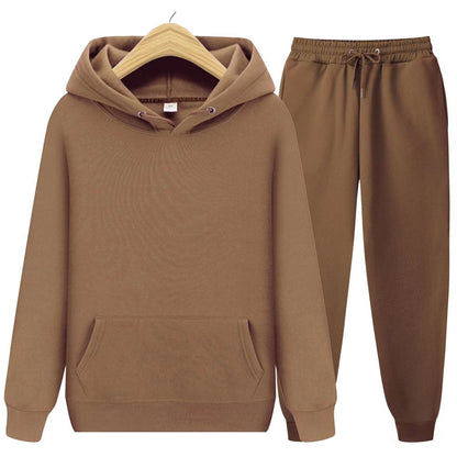 Men's Sporty Tracksuit Set | Unisex Tracksuit | Cotton Blend | Zip Hoodie & Joggers | Casual Activewear | Steven & Levon
