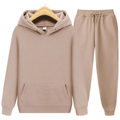 Men's Sporty Tracksuit Set | Unisex Tracksuit | Cotton Blend | Zip Hoodie & Joggers | Casual Activewear | Steven & Levon