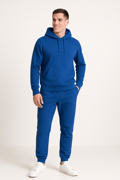 Men's Sporty Tracksuit Set | Unisex Tracksuit | Cotton Blend | Zip Hoodie & Joggers | Casual Activewear | Steven & Levon