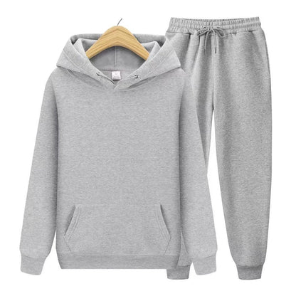 Men's Sporty Tracksuit Set | Unisex Tracksuit | Cotton Blend | Zip Hoodie & Joggers | Casual Activewear | Steven & Levon