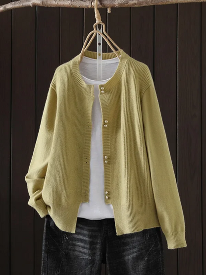 Everyday Knit Cardigan | Women | Button Front | Soft Knit | Comfortable Casual Layering | Steven & Levon