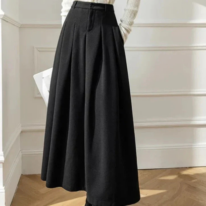 Women's Elegant Midi Skirt | Women | High Waist | Flattering A-Line Silhouette | Smart Casual & Occasion Wear | Steven & Levon
