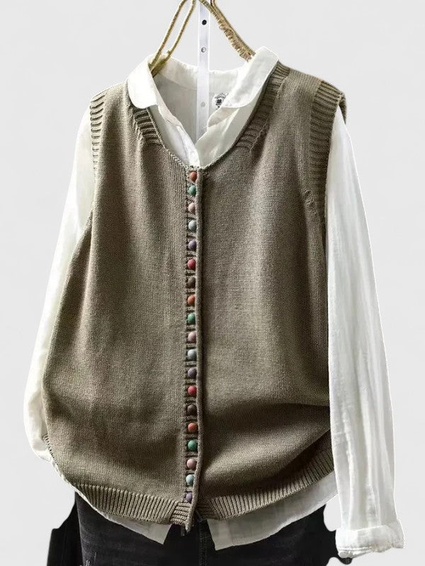 Button Front Knit Cardigan | Women | Soft Knit | Lightweight Layering | Steven & Levon