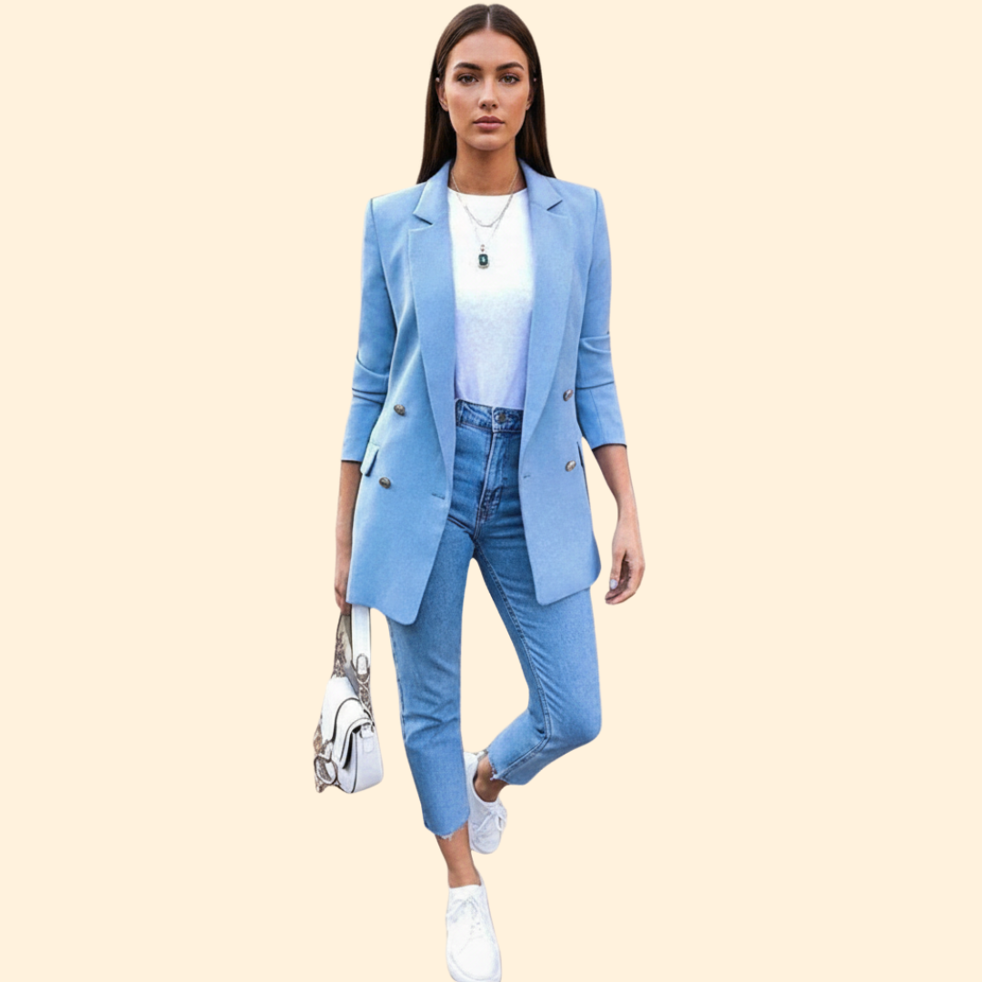 Women's Tailored Fit Blazer | Elegant Smart Casual Jacket | Steven & Levon