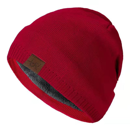 Winter Beanie | Unisex Warm Fur Lined Knitted Hat for Outdoor Sports & Casual Wear | Steven & Levon