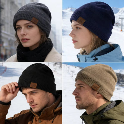 Winter Beanie | Unisex Warm Fur Lined Knitted Hat for Outdoor Sports & Casual Wear | Steven & Levon