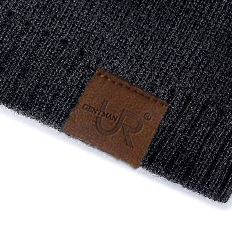 Winter Beanie | Unisex Warm Fur Lined Knitted Hat for Outdoor Sports & Casual Wear | Steven & Levon