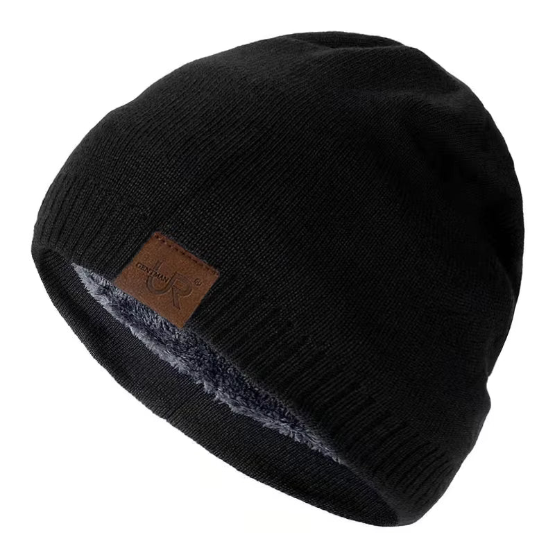 Winter Beanie | Unisex Warm Fur Lined Knitted Hat for Outdoor Sports & Casual Wear | Steven & Levon