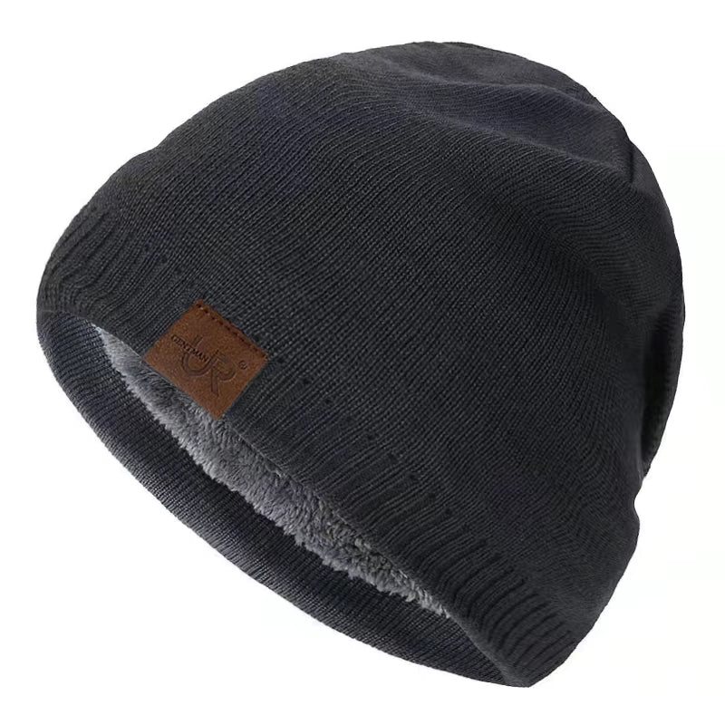 Winter Beanie | Unisex Warm Fur Lined Knitted Hat for Outdoor Sports & Casual Wear | Steven & Levon