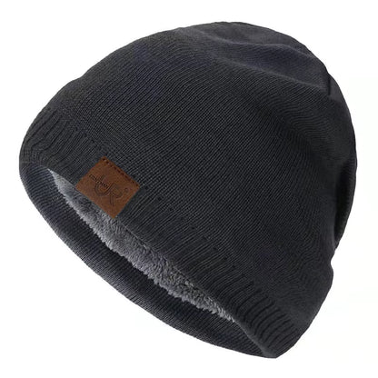 Winter Beanie | Unisex Warm Fur Lined Knitted Hat for Outdoor Sports & Casual Wear | Steven & Levon