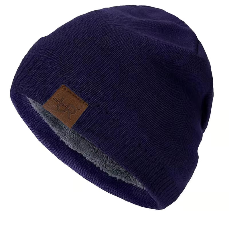 Winter Beanie | Unisex Warm Fur Lined Knitted Hat for Outdoor Sports & Casual Wear | Steven & Levon