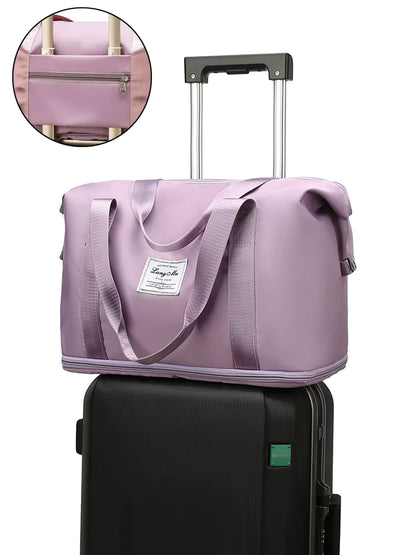 Women's Travel Duffle Bag | Waterproof Nylon | Large Capacity Gym Bag | Steven & Levon