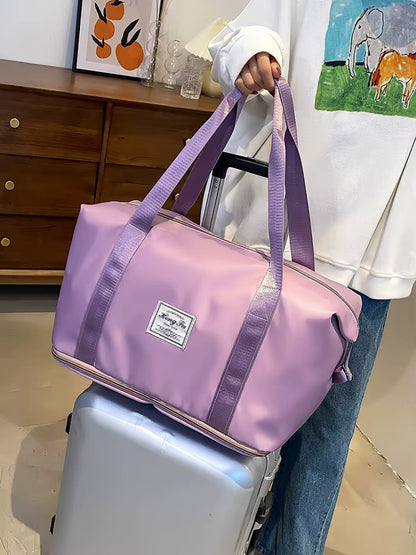 Women's Travel Duffle Bag | Waterproof Nylon | Large Capacity Gym Bag | Steven & Levon