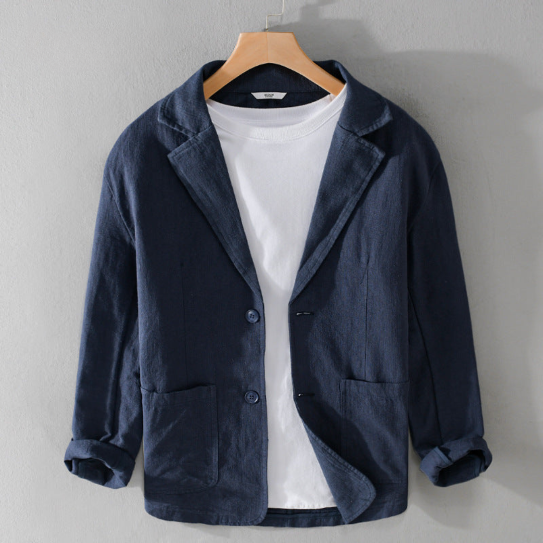 Men's Relaxed Fit Blazer | Men | Lightweight | Smart Casual Jacket | Steven & Levon