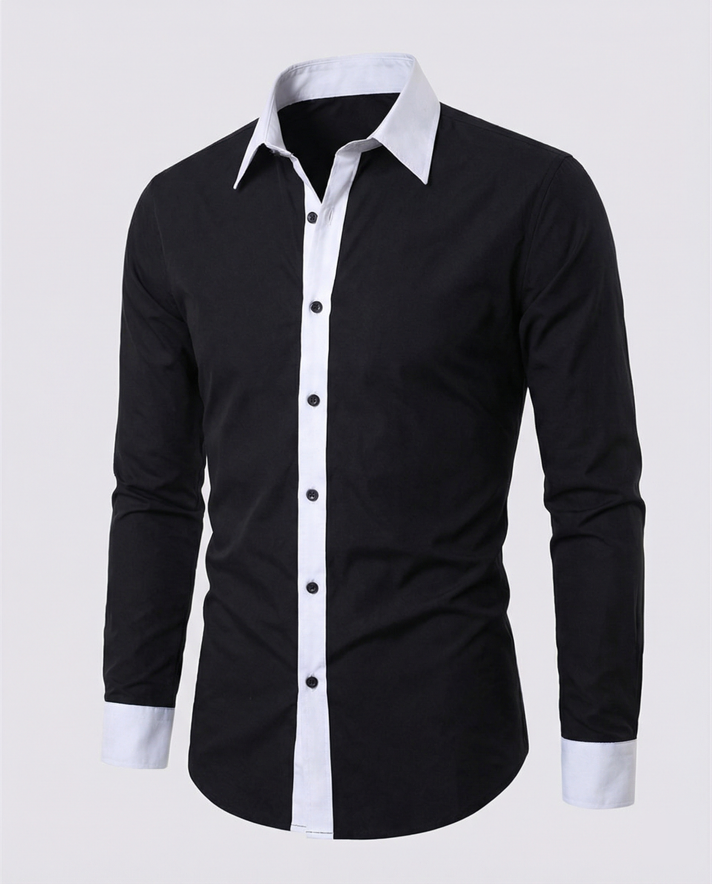 Men's Two-Tone Shirt | Men | Slim Fit | Casual Button-Up | Steven & Levon