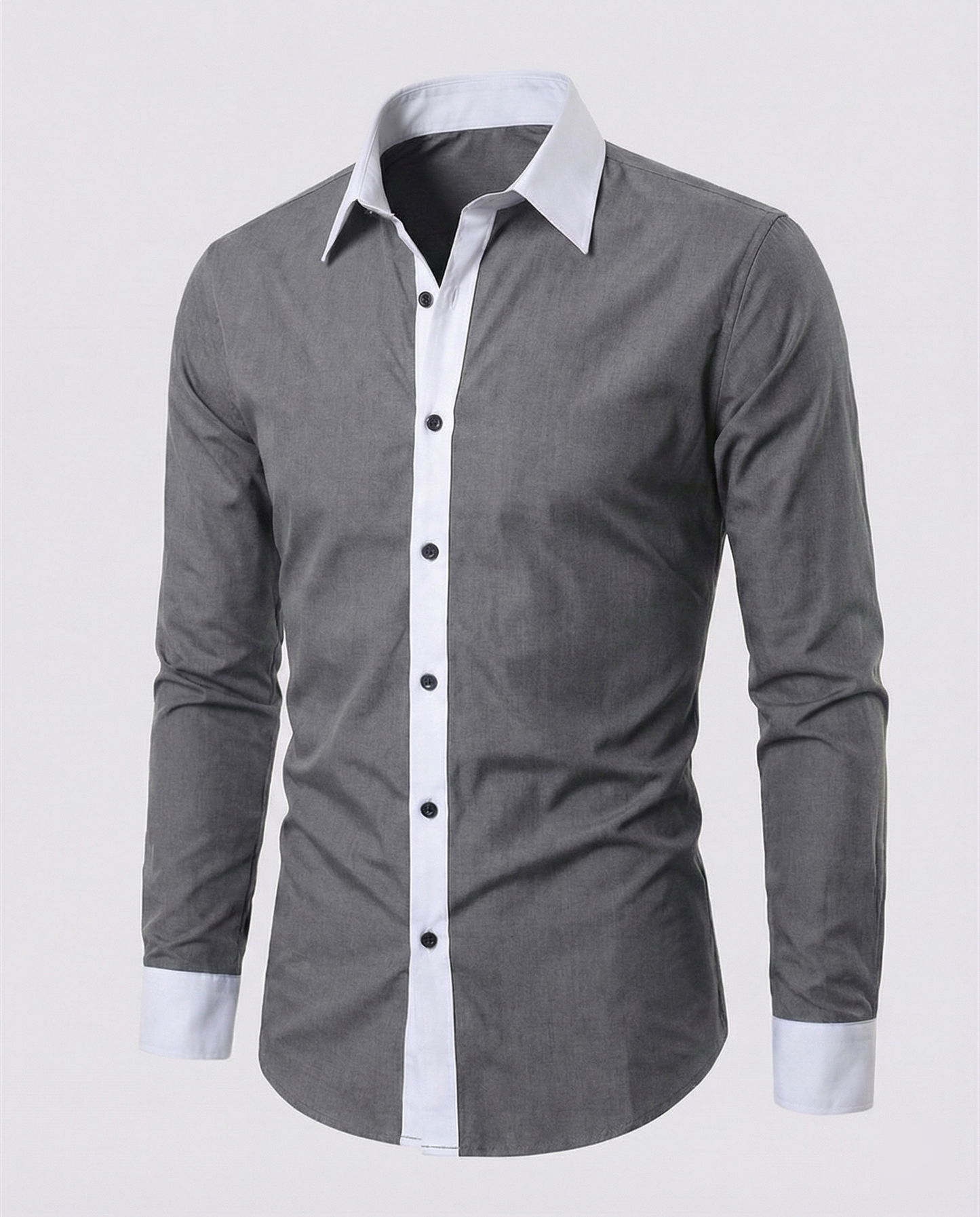 Men's Two-Tone Shirt | Men | Slim Fit | Casual Button-Up | Steven & Levon