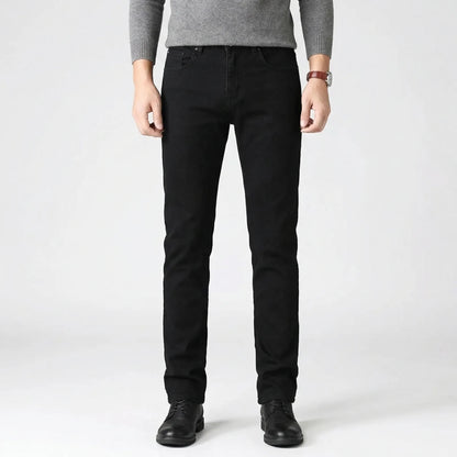 Veltrix - Slim Fit Black Stretch Jeans  Everyday Casual Wear