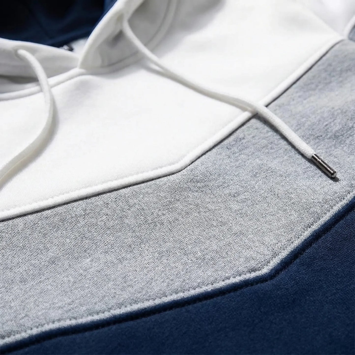Vextora - Colour Block Hooded Sweatshirt For Men  Casual Everyday Wear