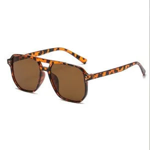 Double Bridge Aviator Sunglasses | Unisex | UV400 Oversized Eyewear | Lightweight Pilot Frame | Fashion Sun Shades | Steven & Levon