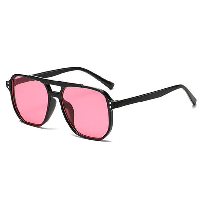 Double Bridge Aviator Sunglasses | Unisex | UV400 Oversized Eyewear | Lightweight Pilot Frame | Fashion Sun Shades | Steven & Levon
