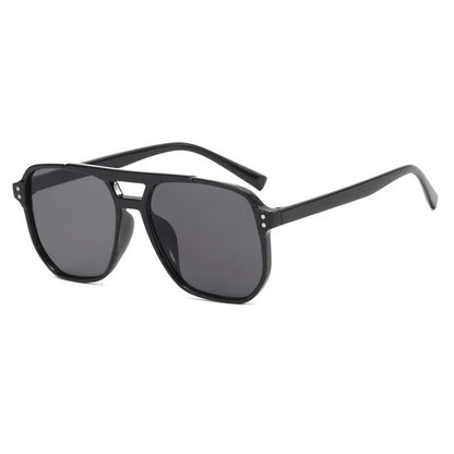 Double Bridge Aviator Sunglasses | Unisex | UV400 Oversized Eyewear | Lightweight Pilot Frame | Fashion Sun Shades | Steven & Levon
