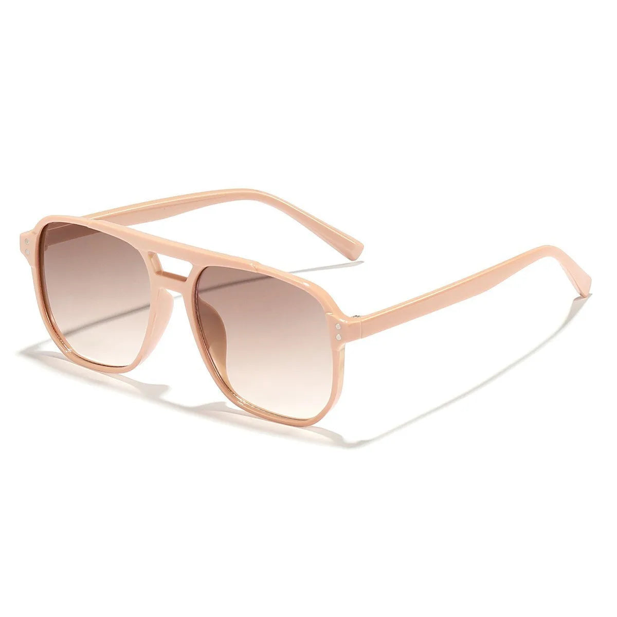 Double Bridge Aviator Sunglasses | Unisex | UV400 Oversized Eyewear | Lightweight Pilot Frame | Fashion Sun Shades | Steven & Levon