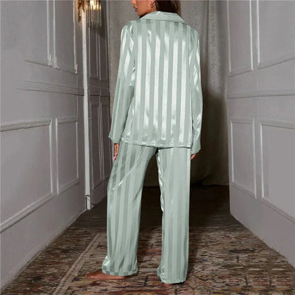 Emilia Women's Silky Pyjama Set | Soft Sleepwear | Steven & Levon