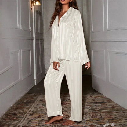Emilia Women's Silky Pyjama Set | Soft Sleepwear | Steven & Levon