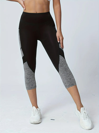Wanda Yoga Pants | High Waisted Leggings |  Tummy Control | Patchwork Design | Steven & Levon