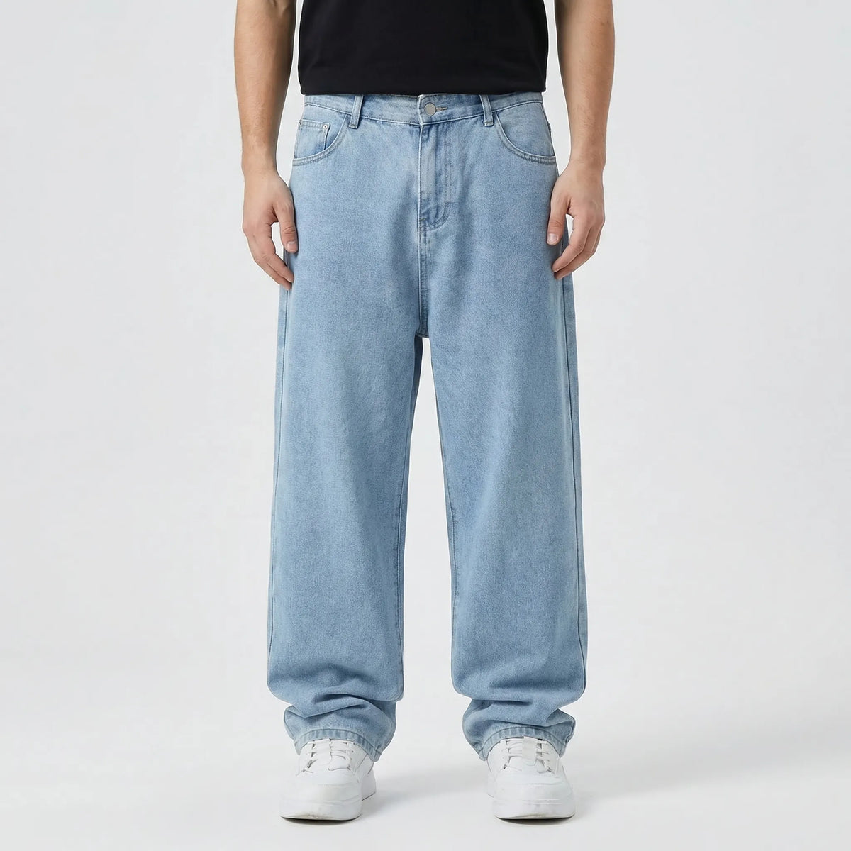Waydenim - Baggy Straight-Leg Denim Trousers  Everyday Casual Wear