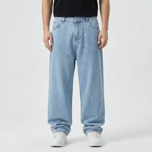 Waydenim - Baggy Straight-Leg Denim Trousers  Everyday Casual Wear