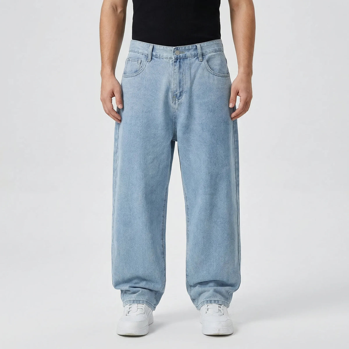 Waydenim - Baggy Straight-Leg Denim Trousers  Everyday Casual Wear