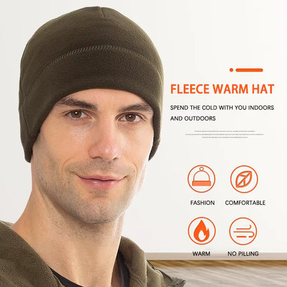 Thermal Beanie | Unisex Fleece Windproof Helmet Liner for Cycling & Skiing | Steven & Levon