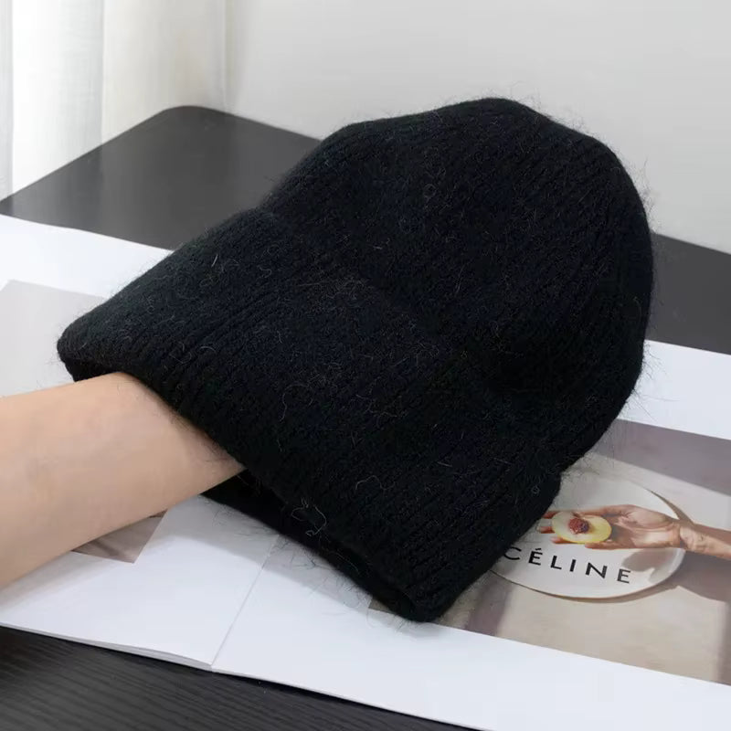 Beanie Hat | Women's Plush Thermal Knit Fleece Lined Warm Winter Cap | Steven & Levon