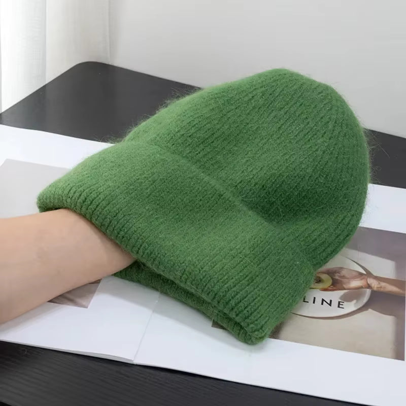 Beanie Hat | Women's Plush Thermal Knit Fleece Lined Warm Winter Cap | Steven & Levon