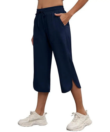 Willa Cargo Capri Pants | Woman | Wide Leg | Lightweight Breathable Fabric | Steven & Levon