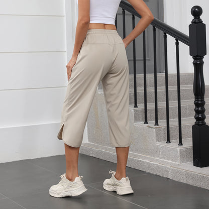 Willa Cargo Capri Pants | Woman | Wide Leg | Lightweight Breathable Fabric | Steven & Levon