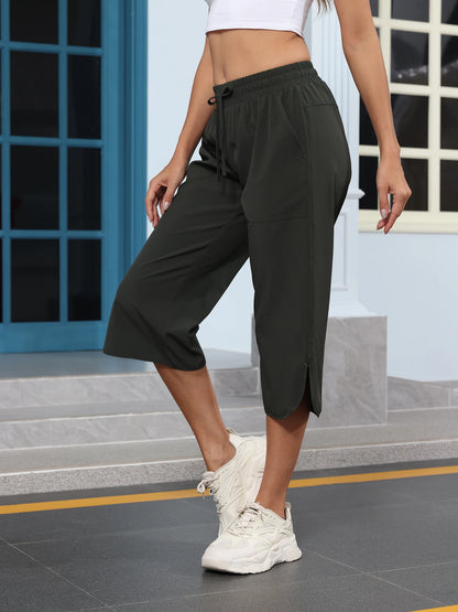 Willa Cargo Capri Pants | Woman | Wide Leg | Lightweight Breathable Fabric | Steven & Levon