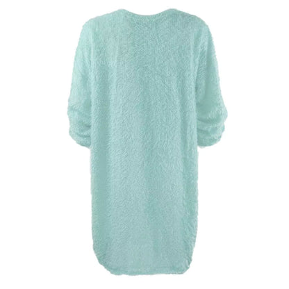 Women's Oversized Sweater Dress | Knit | Crewneck | Long Sleeve | Pink | Casual Winter | Steven & Levon