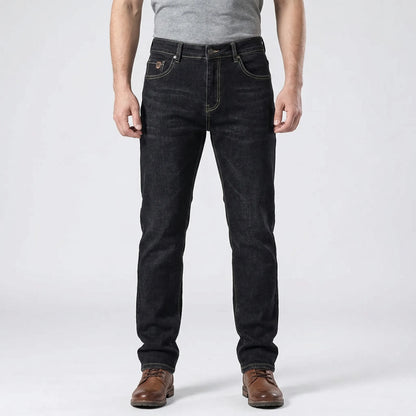 Wintrek - Fleece-Lined Straight Leg Denim Jeans  Winter Warmth Everyday