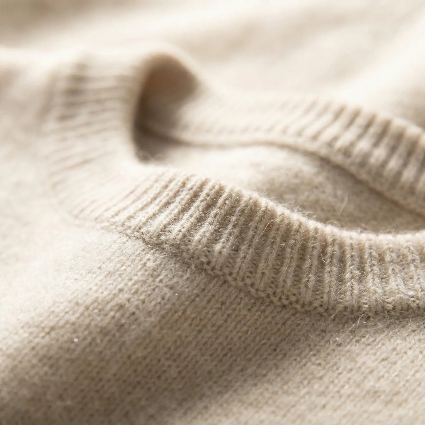 Wollvex - Oversized Crew Neck Knit Pullover  Everyday Casual Layering