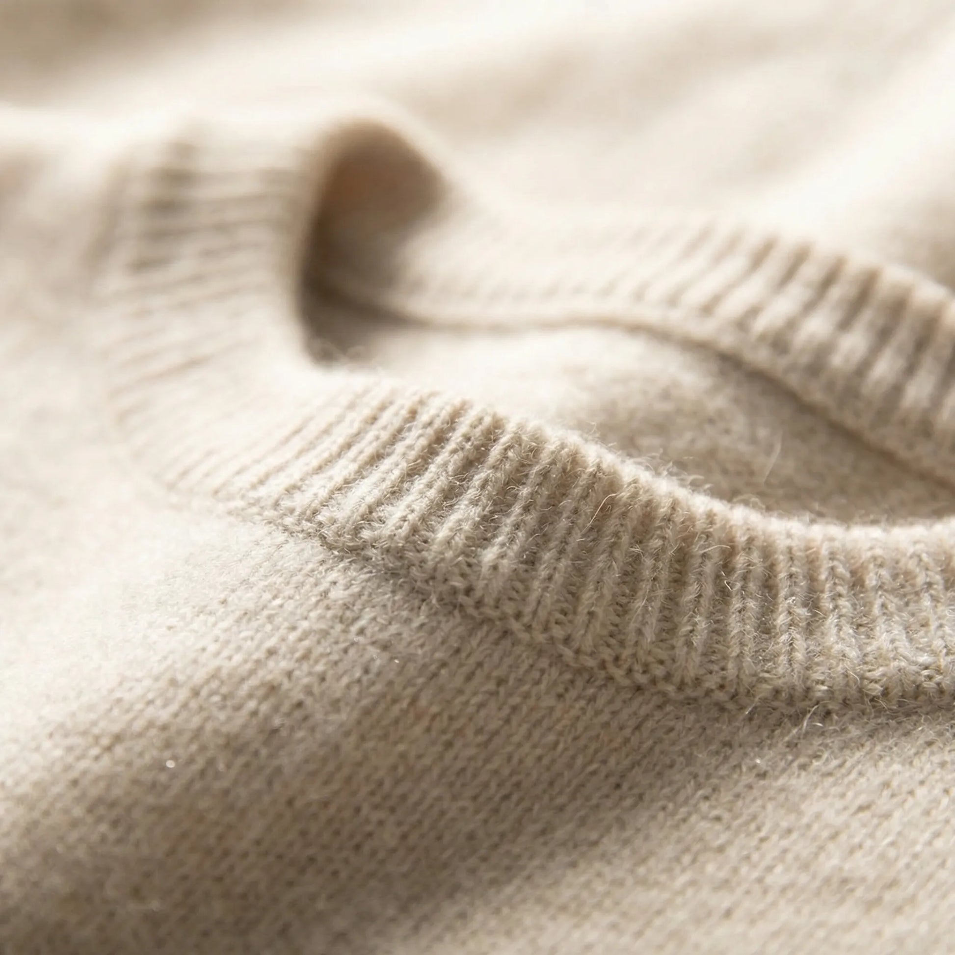 Wollvex - Oversized Crew Neck Knit Pullover  Everyday Casual Layering