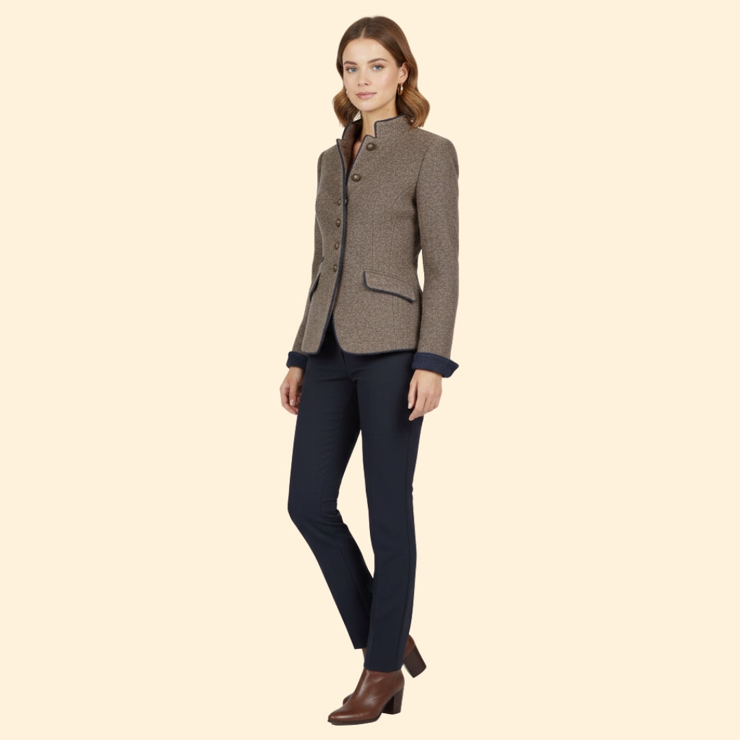 Women's Classic Blazer | Tailored Fit | Elegant Smart Casual Jacket | Steven & Levon