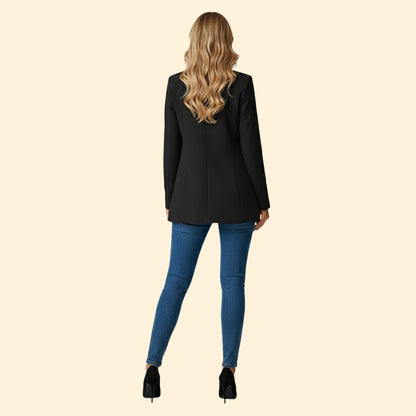 Women's Classic Flow Blazer | Relaxed Tailored Fit | Smart Casual Jacket | Steven & Levon