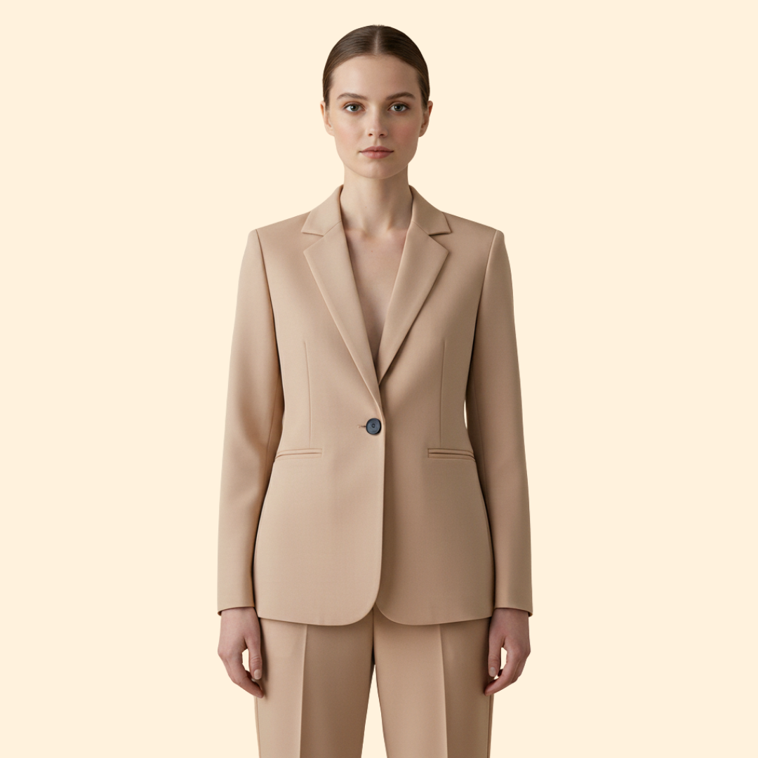 Women's Tailored Blazer | Fitted Silhouette | Elegant Smart Casual Jacket | Steven & Levon