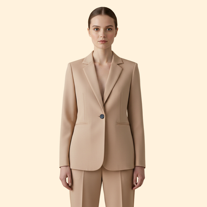 Women's Tailored Blazer | Fitted Silhouette | Elegant Smart Casual Jacket | Steven & Levon