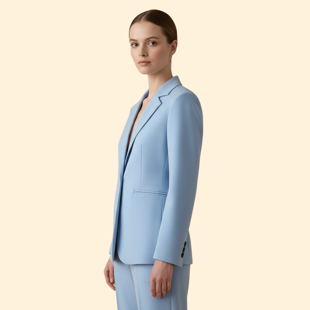 Women's Tailored Blazer | Fitted Silhouette | Elegant Smart Casual Jacket | Steven & Levon
