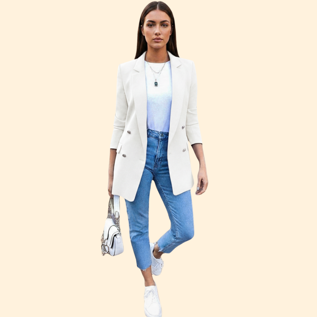 Women's Tailored Fit Blazer | Elegant Smart Casual Jacket | Steven & Levon